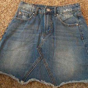 jean skirt